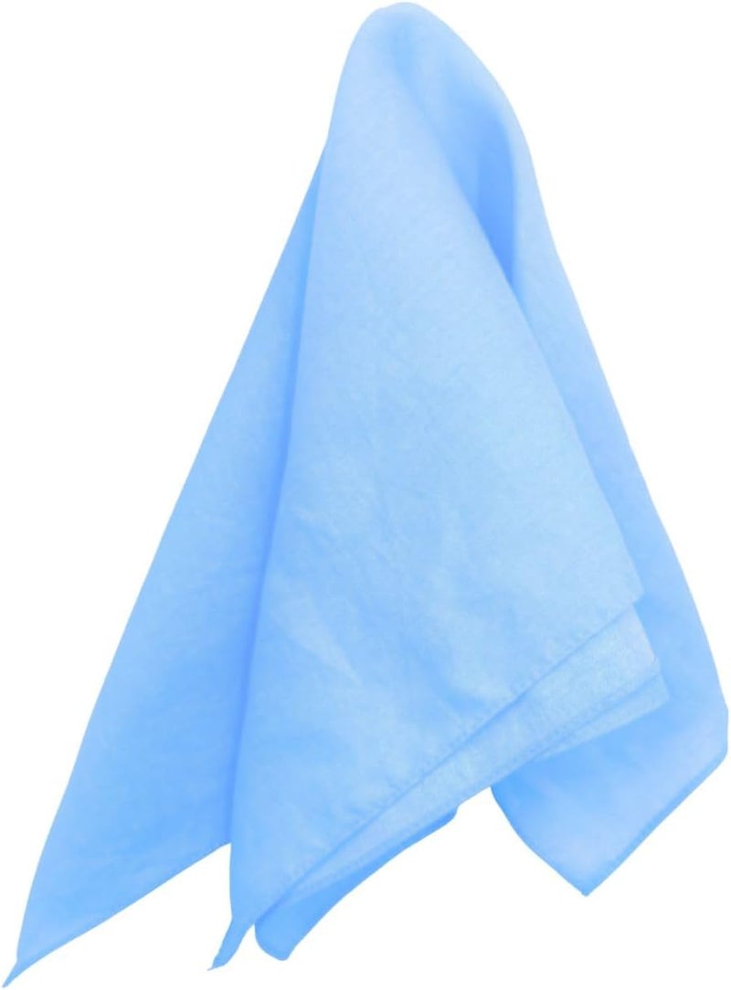 MD Style 100% Cotton Solid Color Bandana for Men & Women 22" x 22" Handkerchief Headband Scarf - Image 4